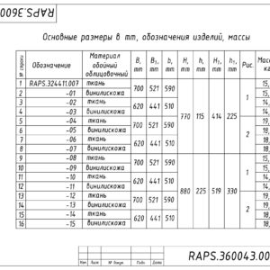 ДИВАН МЯГКИЙ ОДНОМЕСТНЫЙ RAPS.